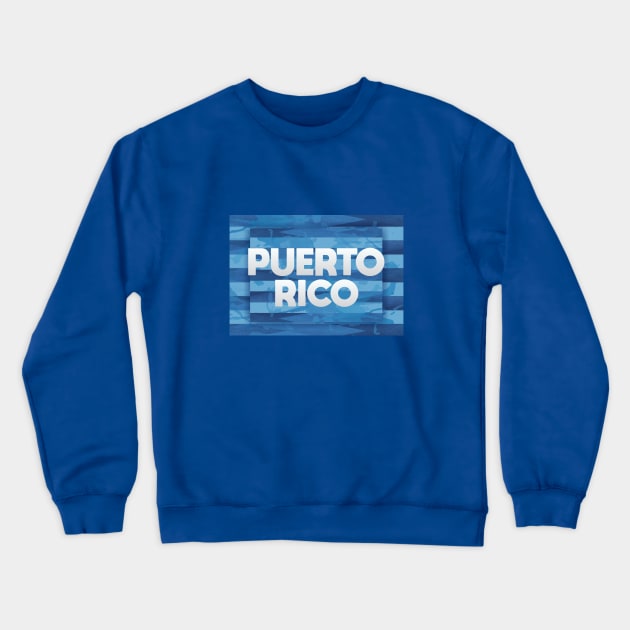 Puerto Rico Strong Crewneck Sweatshirt by Dale Preston Design